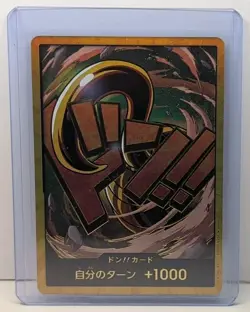One Piece Premium Booster The Best Crocodile Don!! Card Gold Don Rare Clean+ - Image 1