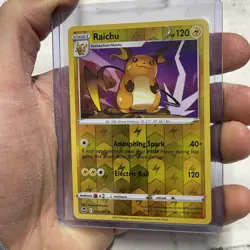 Pokemon Card Raichu 050/195 Silver Tempest Reverse Holo LP+ Pokemon Uncommon TCG - Image 2