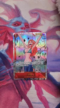 One Piece Card Game Nami OP01-016 Manga Alternative Art Japanese - Image 1