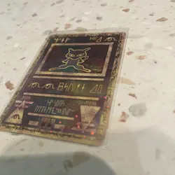 POKEMON CARD ANCIENT MEW HOLO 2000 MOVIE PROMO (CREASED/DAMAGED) - Image 3