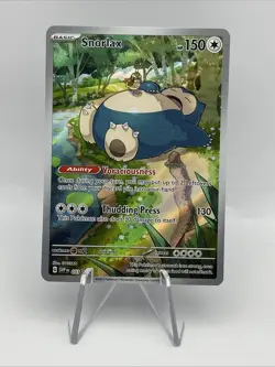 Snorlax SVP 151 ETB Promo SVP051 Pokemon Card TCG - Image 1