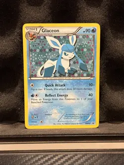 Glaceon - BW90 - Pokemon Black & White Promo Ultra Rare Holo Card LP/MP - Image 1
