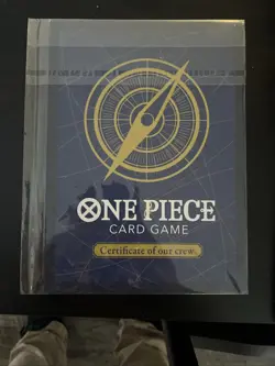 One Piece Luffy Promo Original Crew Certificate Jumbo Oversized Card 1/1000 - Image 2
