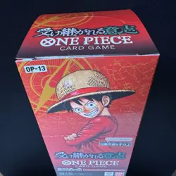 One Piece Card Game TCG OP-13 Carrying on His Will Japanese Sealed Booster Box - Image 2