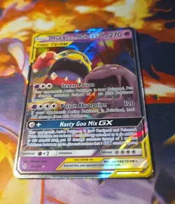 Pokemon Muk and Alolan Muk GX Unbroken Bonds Card 61/214 - Image 1