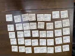 Lot of Pokemon Vintage Japanese Amada Sticker Cards 40sheets - Image 5