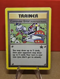 Computer Error #16 Black Star Promo Rare Vintage Pokemon Card - Mp-hp - Image 1