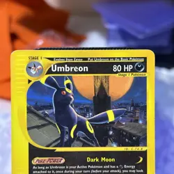 Pokemon TCG 2002 Umbreon Aquapolis 41/147 Non Holo Rare Card regular E-reader - Image 2