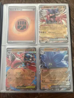 Pokemon Card Collection Lot - 56 Cards w/ Binder - Image 3