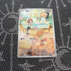 Pokemon TCG Ralts Scarlet & Violet Base Set Holo Illustration Card 211/198 - Image 1
