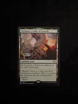 Yavimaya, Cradle of Growth Modern Horizons 2 Magic: The Gathering Card - Image 1