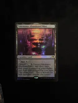 MTG English Takenuma, Abandoned Mire NM Foil Kamigawa: Neon Dynasty - Image 1