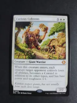 Curious Colossus Mythic MTG Lorwyn Eclipsed - Image 1
