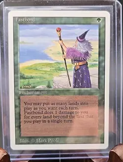 Fastbond Revised Edition MTG Regular Lightly Played - Image 3