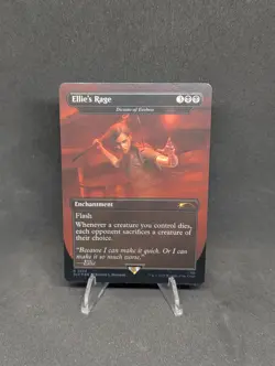 MTG Ellie's Rage - Dictate of Erebos (Rainbow Foil) Secret Lair 2204 NM - Image 1
