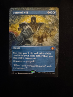 Force of Will (Borderless) Dominaria Remastered Regular - Image 1