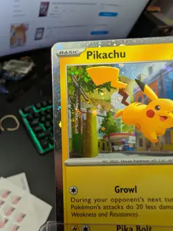 Pokemon Halloween Trick Or Trade 2024 Pikachu #18/91 Cosmos !2 Galaxy Swirls! - Image 3