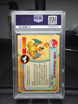 1999 TOPPS POKEMON TCG Charizard #06 TV ANIMATION - Image 2