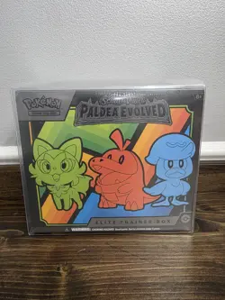 Paldea Evolved Elite Trainer Box ETB Sealed Scarlet Violet Pokemon TCG Brand New - Image 1