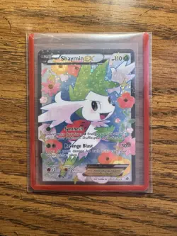 Pokemon Shaymin EX Full Art Ultra Rare 106/108 Roaring Skies Holo English TCG - Image 1