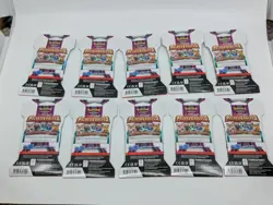 Pokemon TCG 10x Paldea Evolved Sleeved Booster Pack LOT! (x2 Full Pack Art Sets) - Image 5