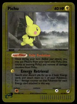 Pokemon TCG Sandstorm #20/100 Pichu Reverse MP+ - Image 1