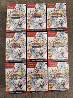 1 x Pokemon S&V Prismatic Evolutions Booster Bundle - sealed - Image 1