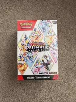 1 x Pokemon S&V Prismatic Evolutions Booster Bundle - sealed - Image 3