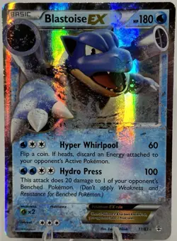 Pokemon TCG Blastoise EX 17/83 Holo Ultra Rare XY Generations 2016 [VLP] - Image 3