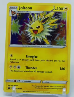 Pokemon Sword & Shield Black Star Promos #SWSH094 Jolteon - Image 5