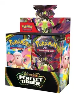 Presale Pokemon Mega Evolution Perfect Order 2x PC ETB, 2 Bundle, 1x Booster Box - Image 2