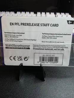 Pokemon TCG Phantasmal Flames STAFF Promos Full Set of 4 Sealed - Image 3