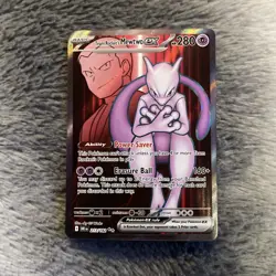 Team Rocket’s Mewtwo Ex - Pokemon Destined Rivals - 213/182 - Near Mint - Image 1