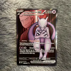 Team Rocket’s Mewtwo Ex - Pokemon Destined Rivals - 213/182 - Near Mint - Image 5