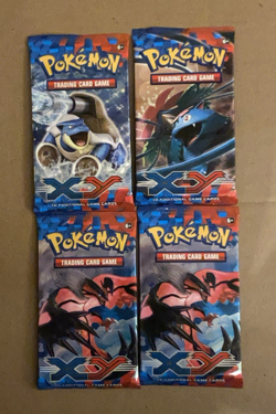 Pokemon XY Base Set x4 Booster Packs - New & Sealed Venusaur Blastoise & Yvetal - Image 1