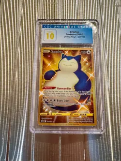 2021 Pokemon Chilling Reign SNORLAX Gold Secret Rare 224/198 - CGC PRISTINE 10 - Image 1