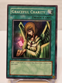 Graceful Charity SDP-040 Super Rare 1st Edition Yugioh 990 - Image 1