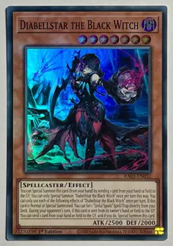 Diabellstar The Black Witch RA03-EN032 (NM) Super Rare 1st Edition YuGiOh! TCG - Image 1