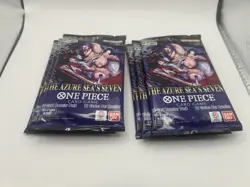 One Piece TCG (OP-14) The Azure Sea's Seven Booster Packs - English - Lot of 6 - Image 1