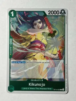 Kikunojo - OP14-023 One Piece TCG The Azure Sea's Seven Foil - Image 1