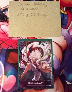One Piece TCG Monkey.D.Luffy (041) (1st Anniversary Tournament) P-041 Foil Promo - Image 2