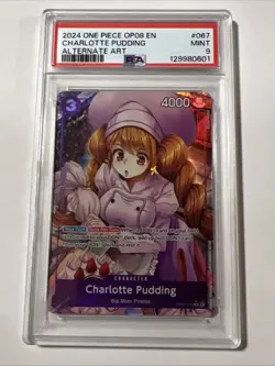 One Piece Charlotte Linlin OP08-067 Two Legends PSA 9 - Image 1