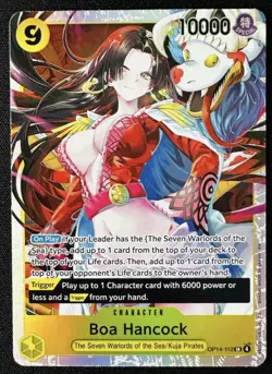 One Piece OP14 The Azure Sea’s Seven - Boa Hancock OP14-112 Super Rare ENGLISH - Image 1
