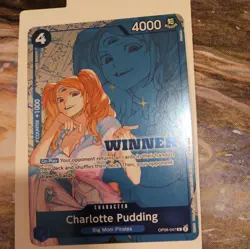 One Piece TCG Winner Pack 2025 Vol. 1 Charlotte Pudding OP06-047 NM - Image 1