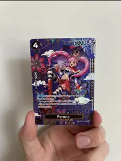 One Piece Perona OP06-093 Super Rare The Azure Sea’s Seven English - Image 3