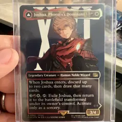 Joshua, Phoenix's Dominant (Borderless) (Surge Foil) Final Fantasy Foil - Image 2