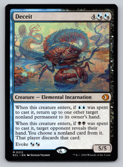 Deceit - Lorwyn Eclipsed MTG - Image 1