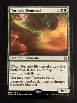 1x Tornado Elemental (159) Commander Anthology LP MTG Magic the Gathering x1 MKE - Image 1