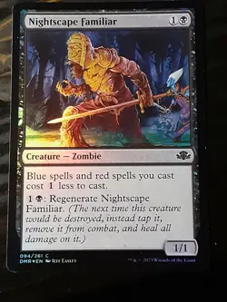 Nightscape Familiar FOIL , Dominaria Remastered , NM , MTG, FREE SHIPPING - Image 1