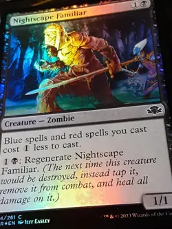 Nightscape Familiar FOIL , Dominaria Remastered , NM , MTG, FREE SHIPPING - Image 2